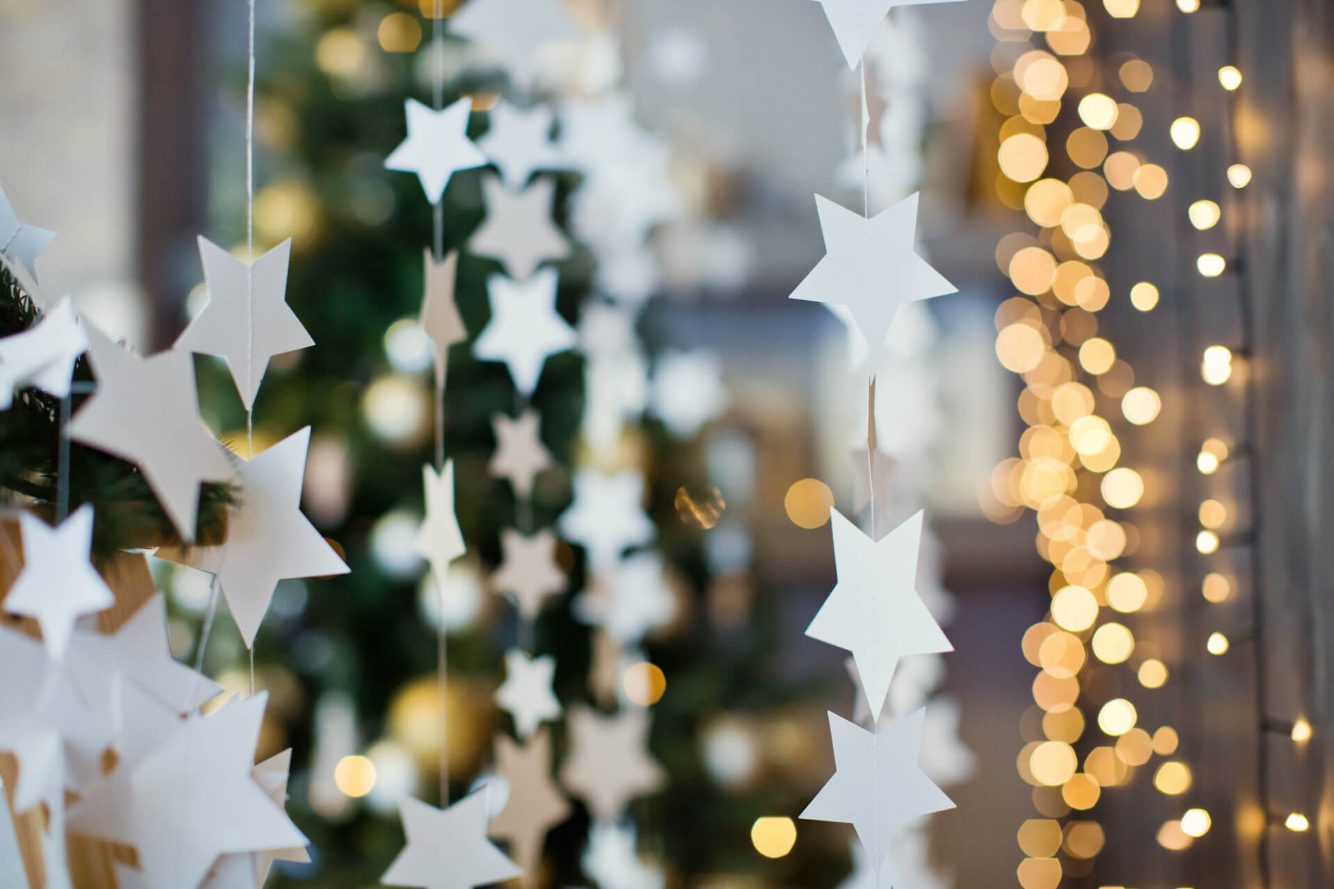 DIY Garland and Hanging Stars