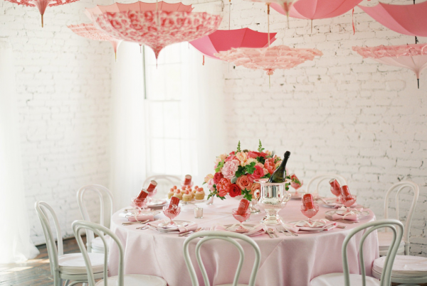 Pink Dining Table