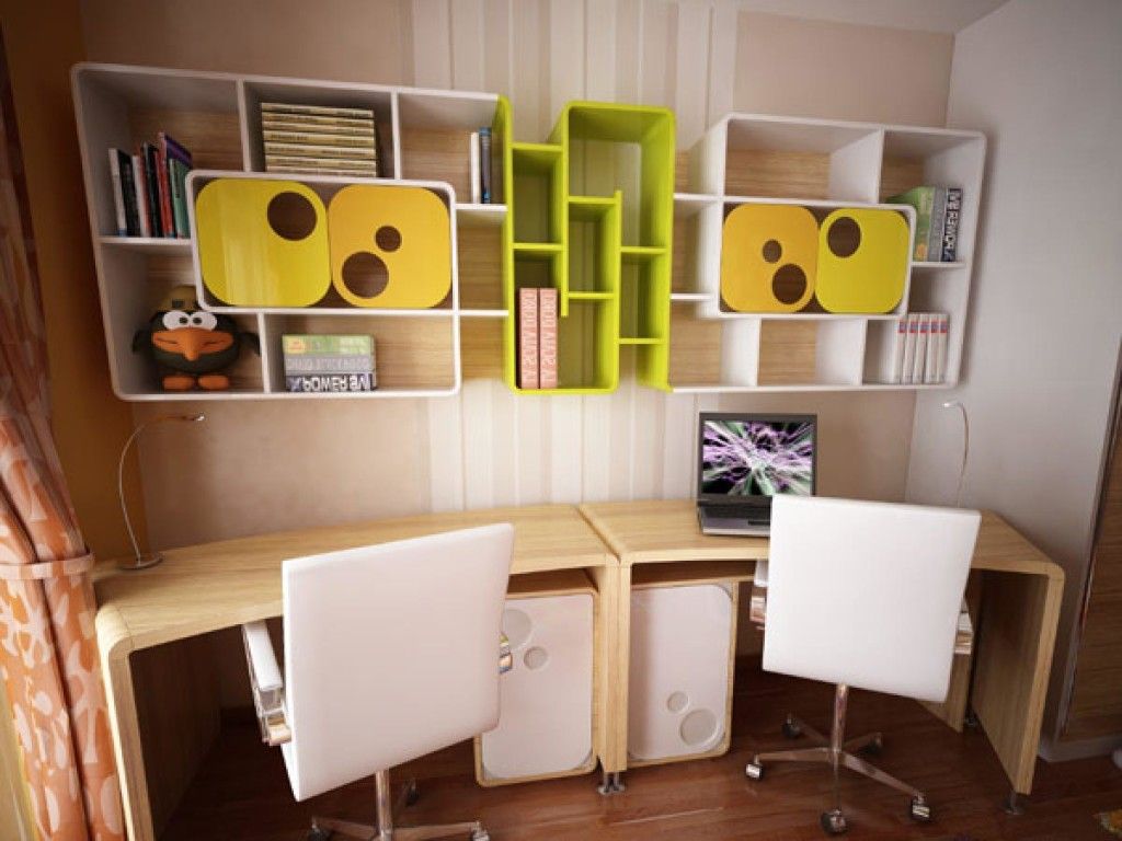 Study Room Storage Creative Shelves Handle