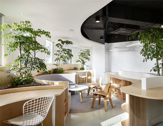 Zen Style Office Interiors Trend