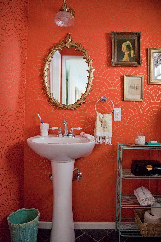 Coral Bathroom